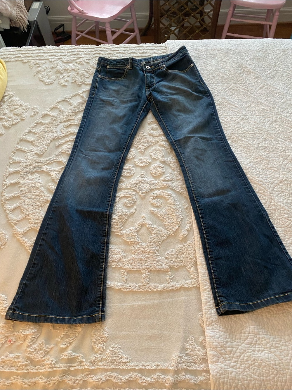 Paper Denim & Cloth Women's Dark Blue Flare Jeans